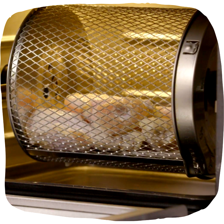 Image of Get the rotating basket and put it in the air...